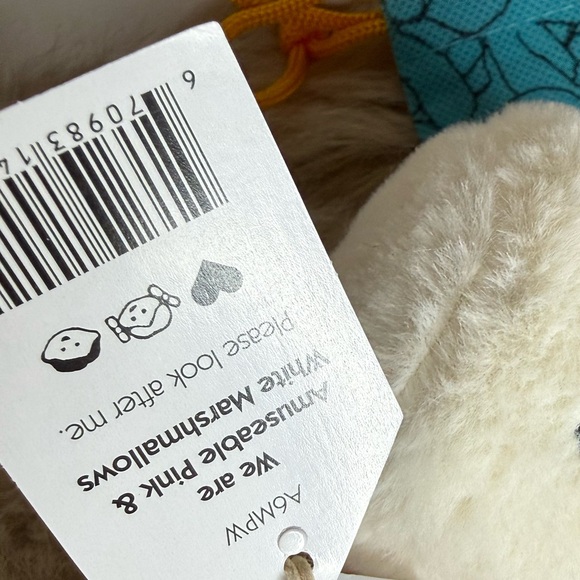 Jellycat Marshmallows Duo Bag Charms - Picture 3 of 3